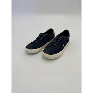 Polo Ralph Lauren Kids Boys' Hadley Sneaker Navy Blue Suede‎ Size 12